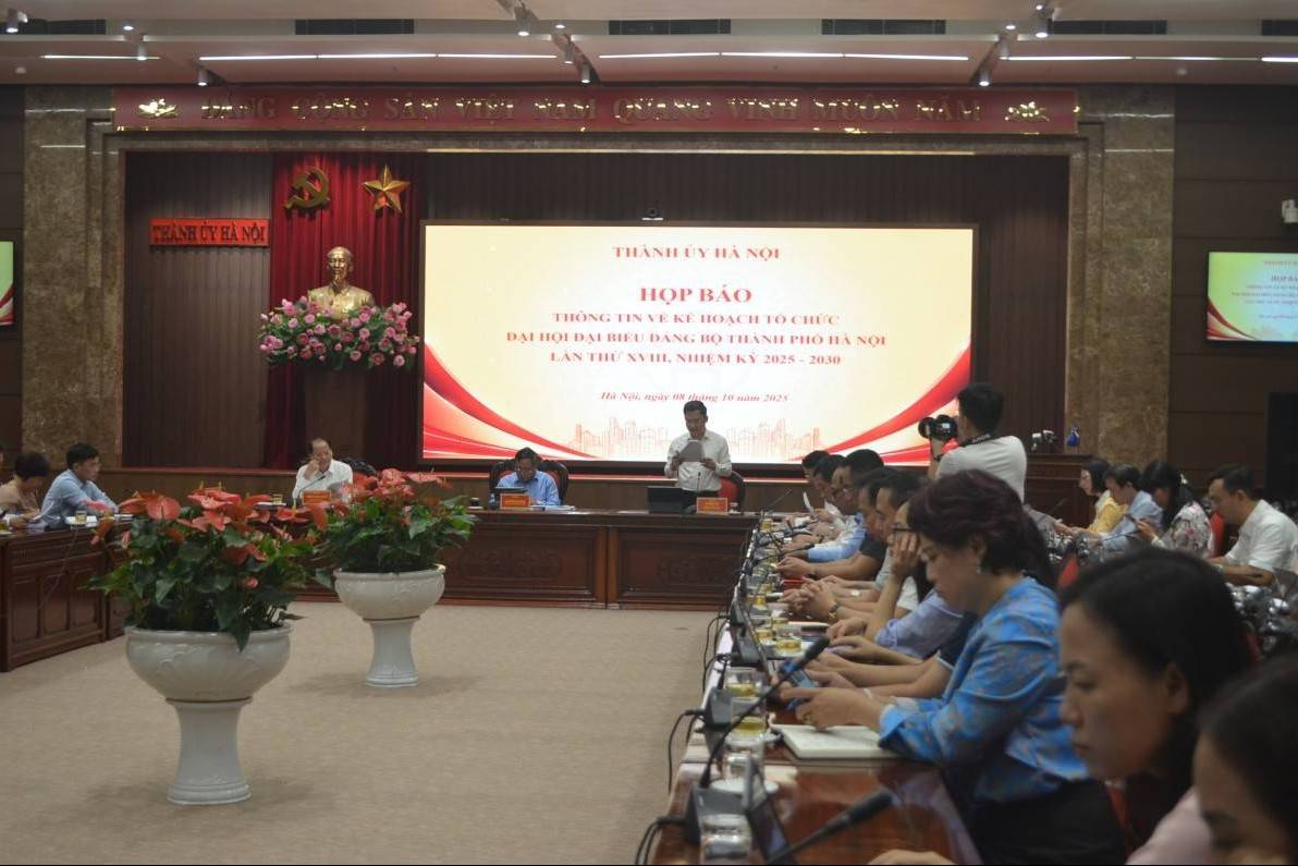 Hà Nội sẵn sàng tổ chức Đại hội đại biểu Đảng bộ Thành phố lần thứ XVIII, nhiệm kỳ 2025 – 2030