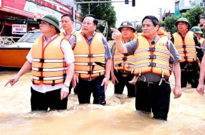 Thủ tướng Phạm Minh Chính  tới Thái Nguyên chỉ đạo khắc phục hậu quả mưa lũ