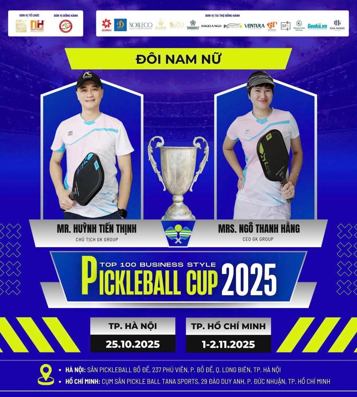 Genkii liên tục đồng hành cùng các giải đấu thể thao Doanh nhân cả nước