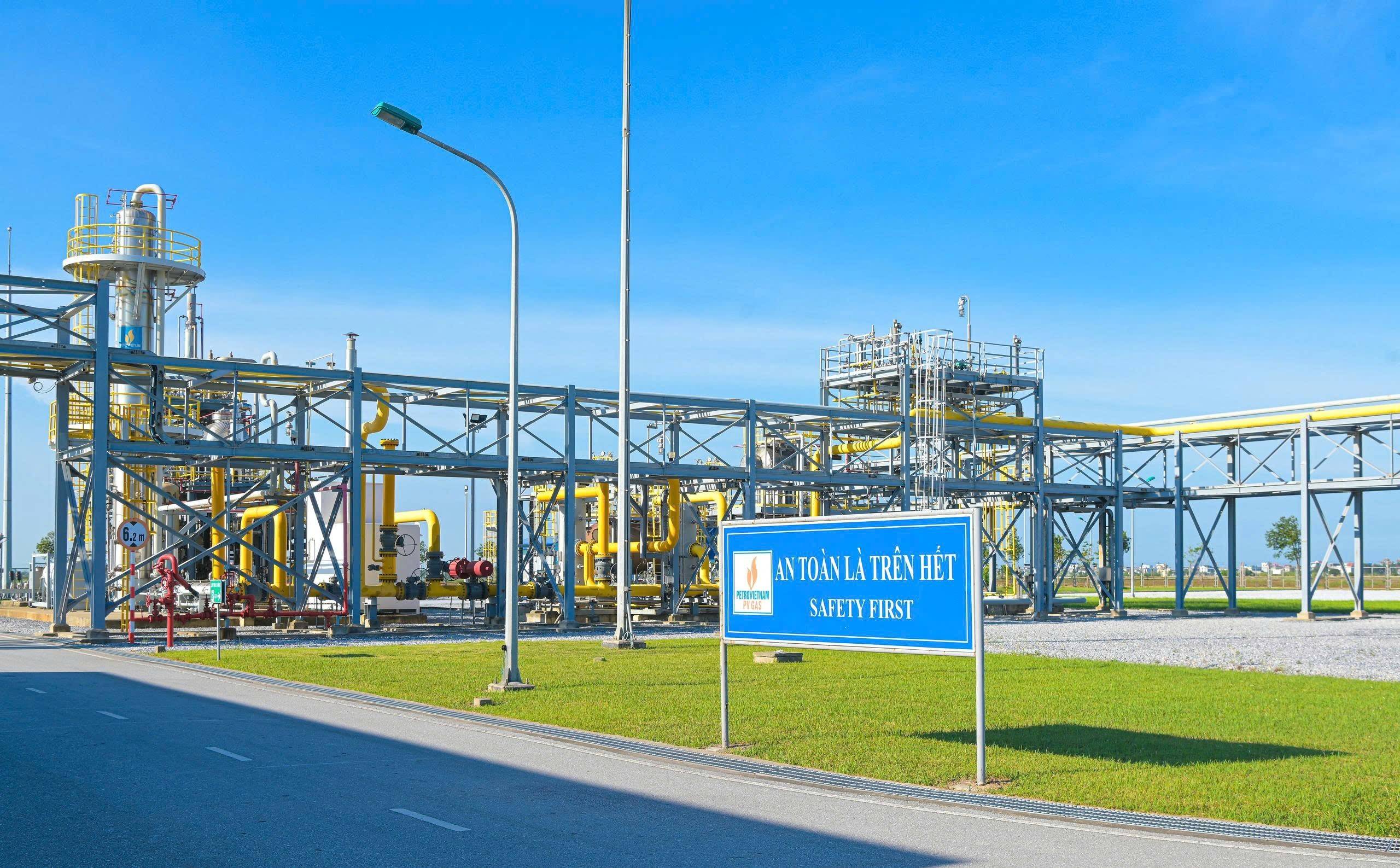 Một góc công trình khí Hàm Rồng – Thái Bình