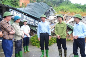 Lào Cai khẩn trương khắc phục thiệt hại do hoàn lưu bão số 11 gây ra