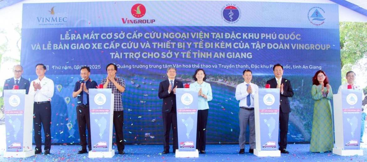 Đặc khu Phú Quốc ra mắt cơ sở cấp cứu ngoại viện