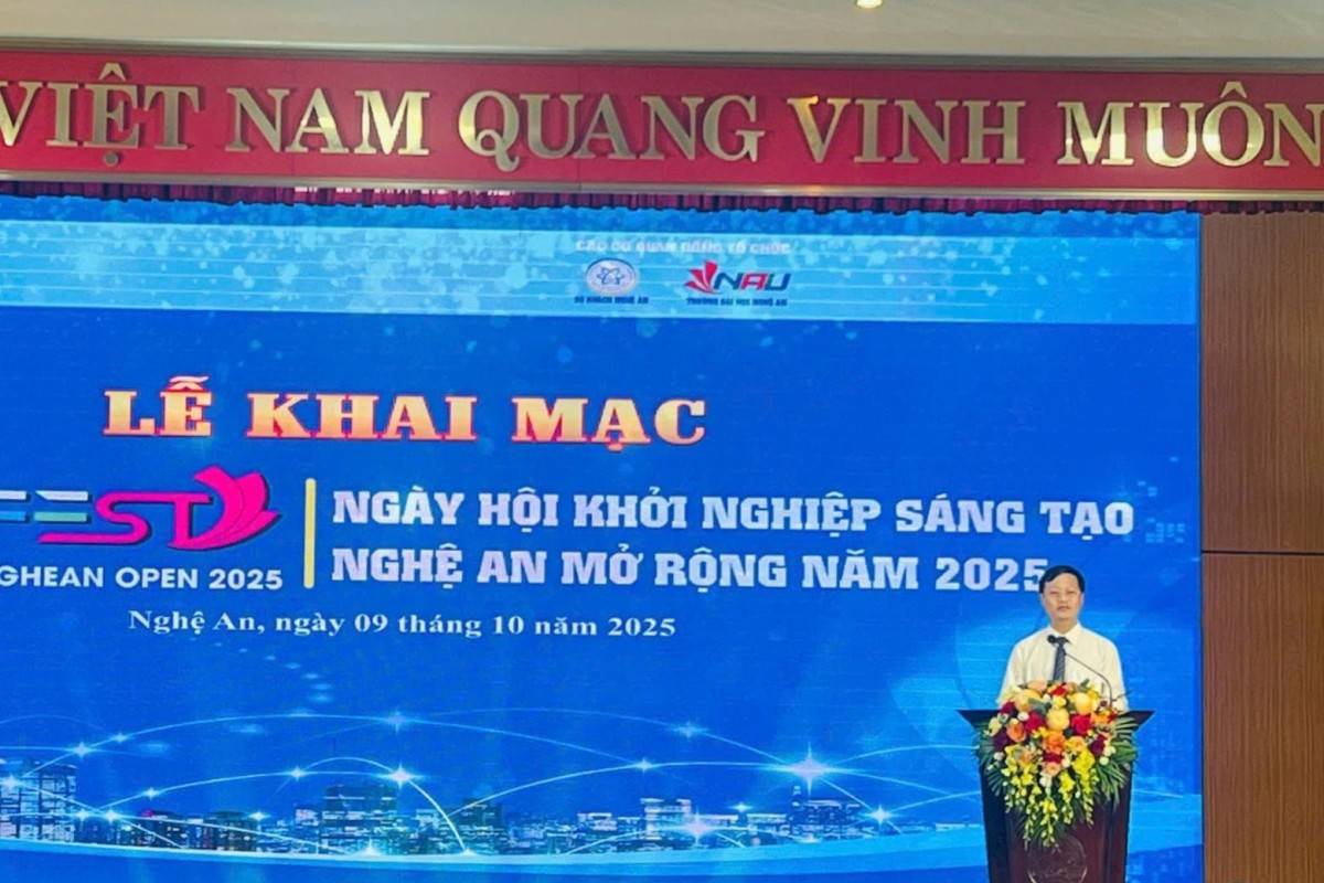 Techfest Nghệ An 2025: Bệ phóng cho startup tiềm năng, thúc đẩy đổi mới sáng tạo và kết nối đầu tư