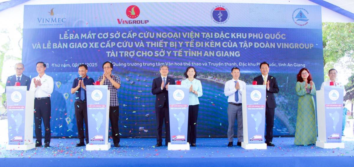 Đặc khu Phú Quốc ra mắt cơ sở cấp cứu ngoại viện