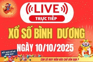 Trực tiếp: Kết Quả Xổ Số Bình Dương Hôm Nay 10/10/2025 – XSBD 10/10