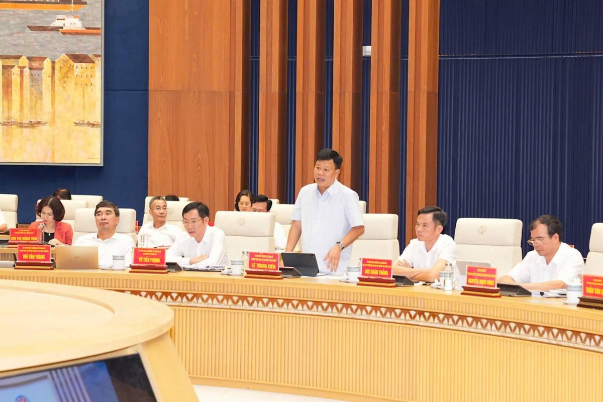 Các đại biểu phát biểu ý kiến tại Hội nghị.