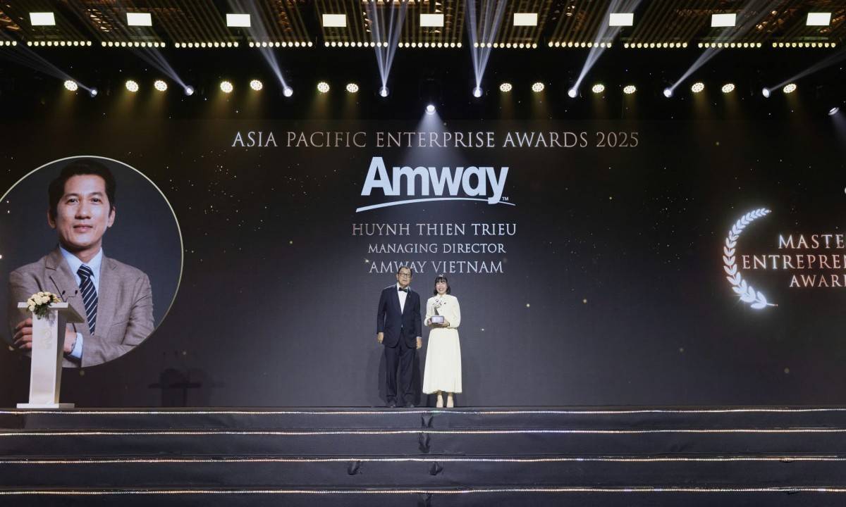 Amway Việt Nam, Doanh nhân xuất sắc Châu Á, Giải thưởng APEA 2025, Master Entrepreneur Award, Huỳnh Thiên Triều 2