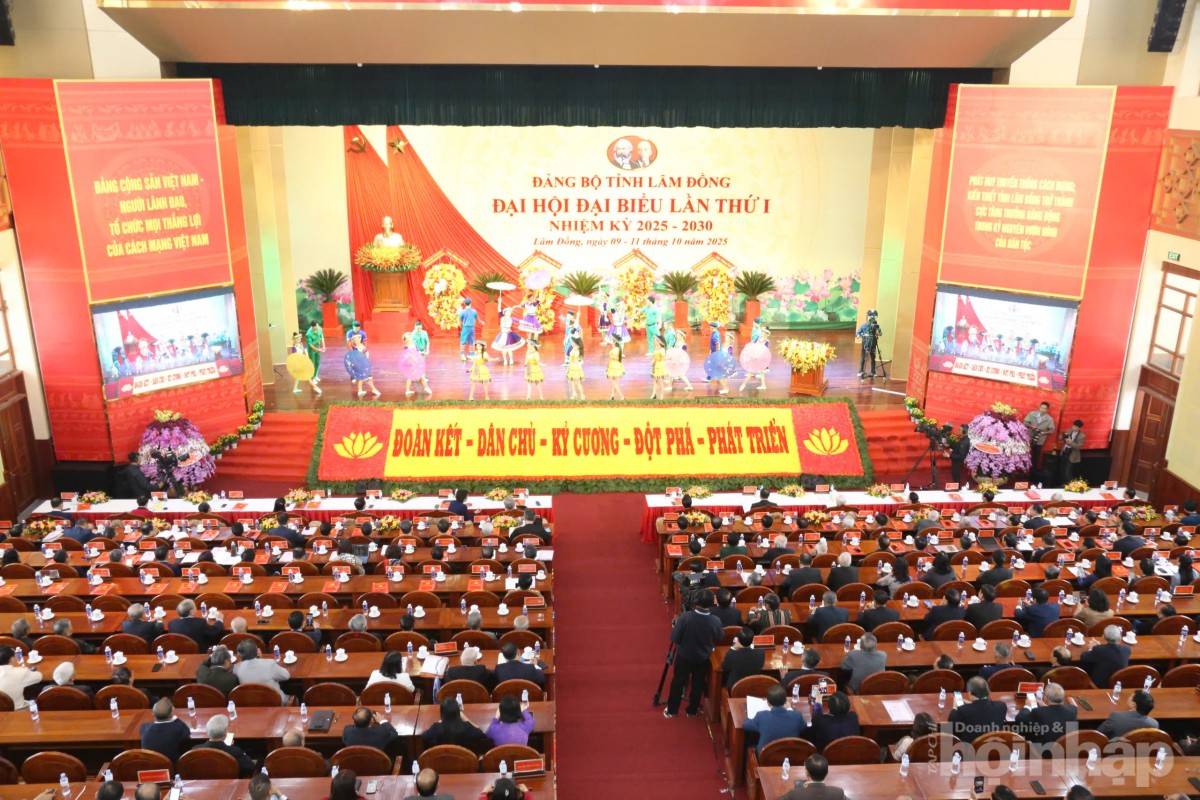 Đại hội Đảng bộ tỉnh Lâm Đồng lần thứ I, nhiệm kỳ 2025-2030: Định hướng chiến lược cho giai đoạn phát triển mới