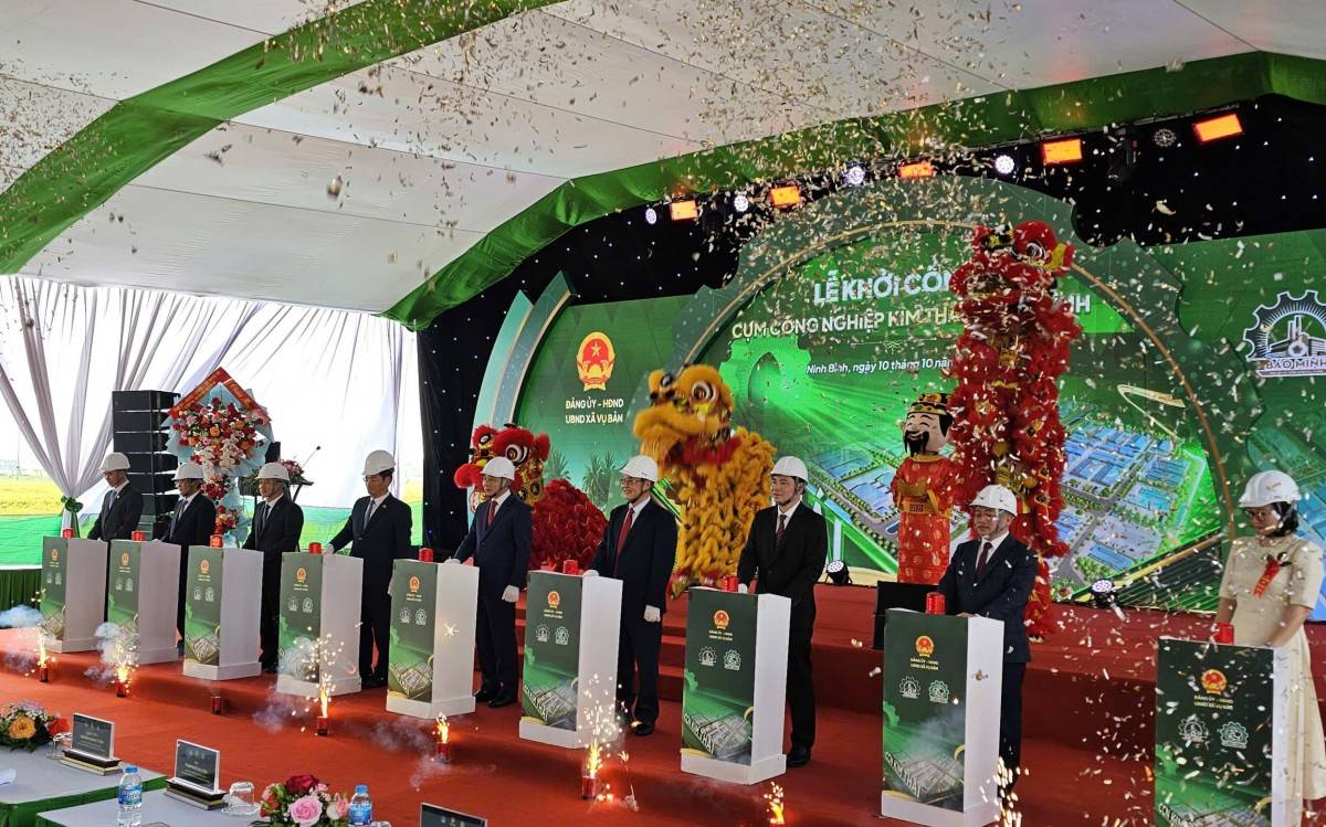 Cụm công nghiệp Kim Thái: Bước tiến mới trong phát triển hạ tầng công nghiệp xanh