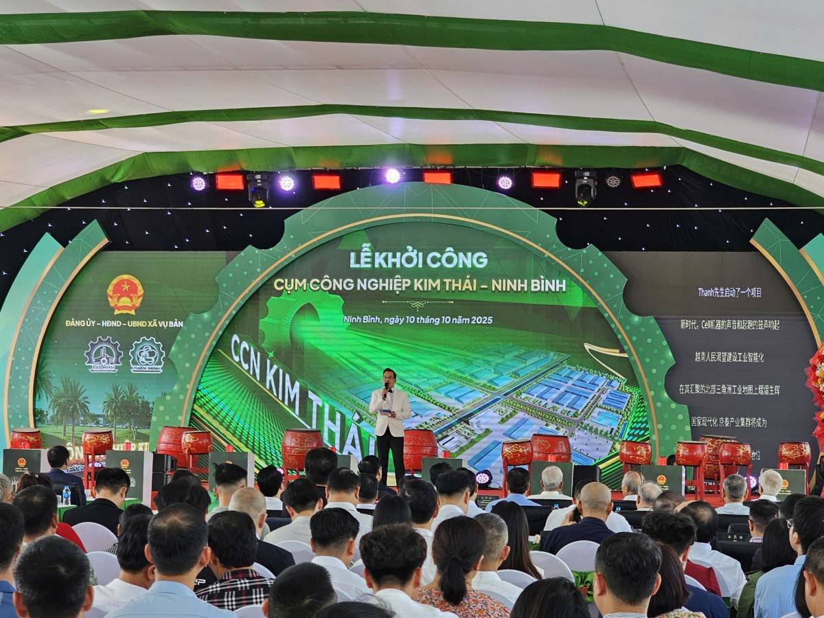 Cụm công nghiệp Kim Thái: Bước tiến mới trong phát triển hạ tầng công nghiệp xanh
