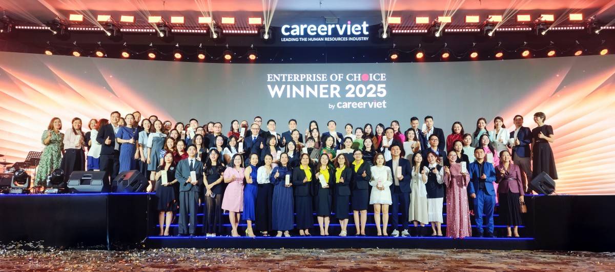 CareerViet công bố “Doanh nghiệp Yêu thích 2025”: Vinh danh 100 nơi làm việc truyền cảm hứng và phát triển bền vững