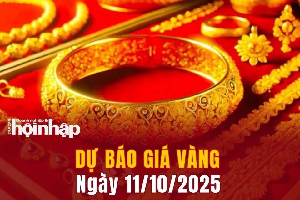 Dự báo giá vàng 11/10: Giá vàng nhẫn, vàng miếng "quay xe" giảm mạnh