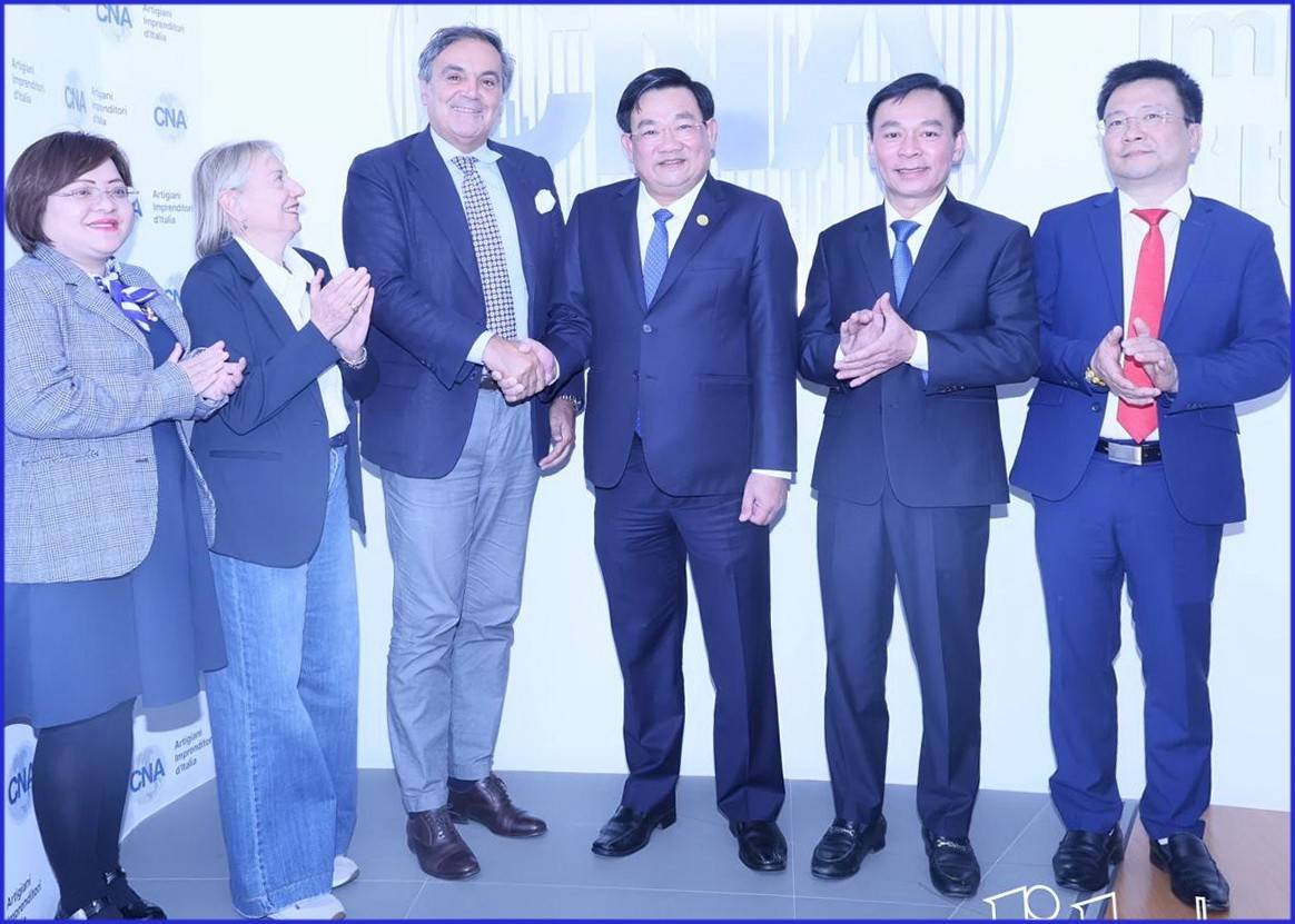 Đoàn công tác UBND  tỉnh Khánh Hòa thăm, làm việc với Hiệp hội Doanh nghiệp nhỏ và vừa Italia