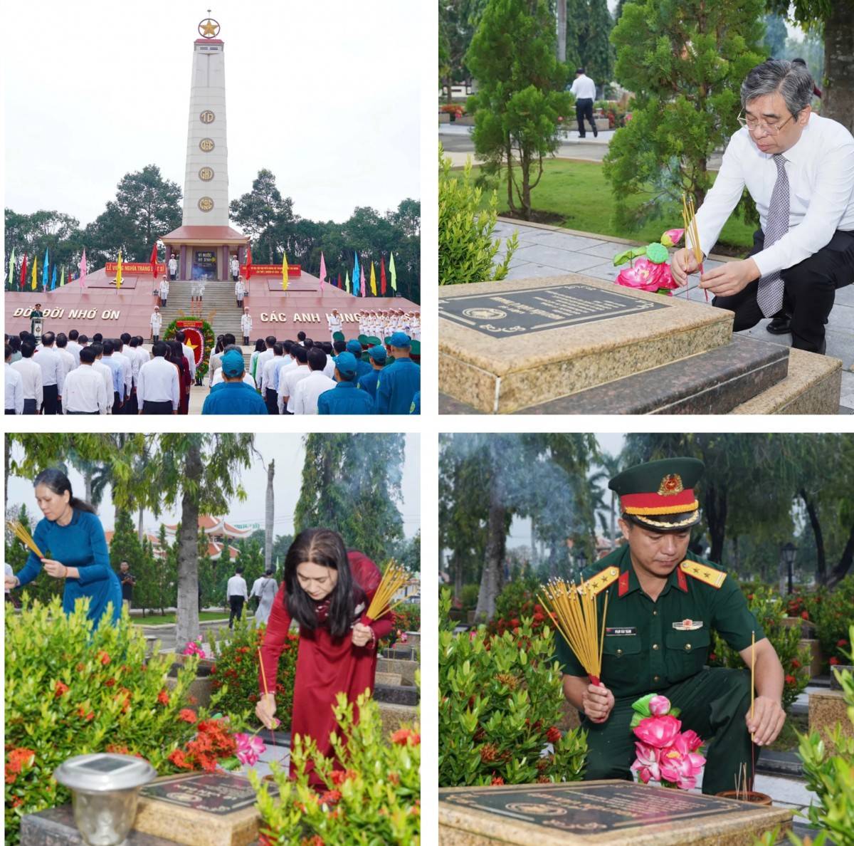 Đoàn đại biểu TP. Hồ Chí Minh dâng hương các Anh hùng liệt sĩ, Bảo tàng Hồ Chí Minh trước thềm Đại hội Đảng