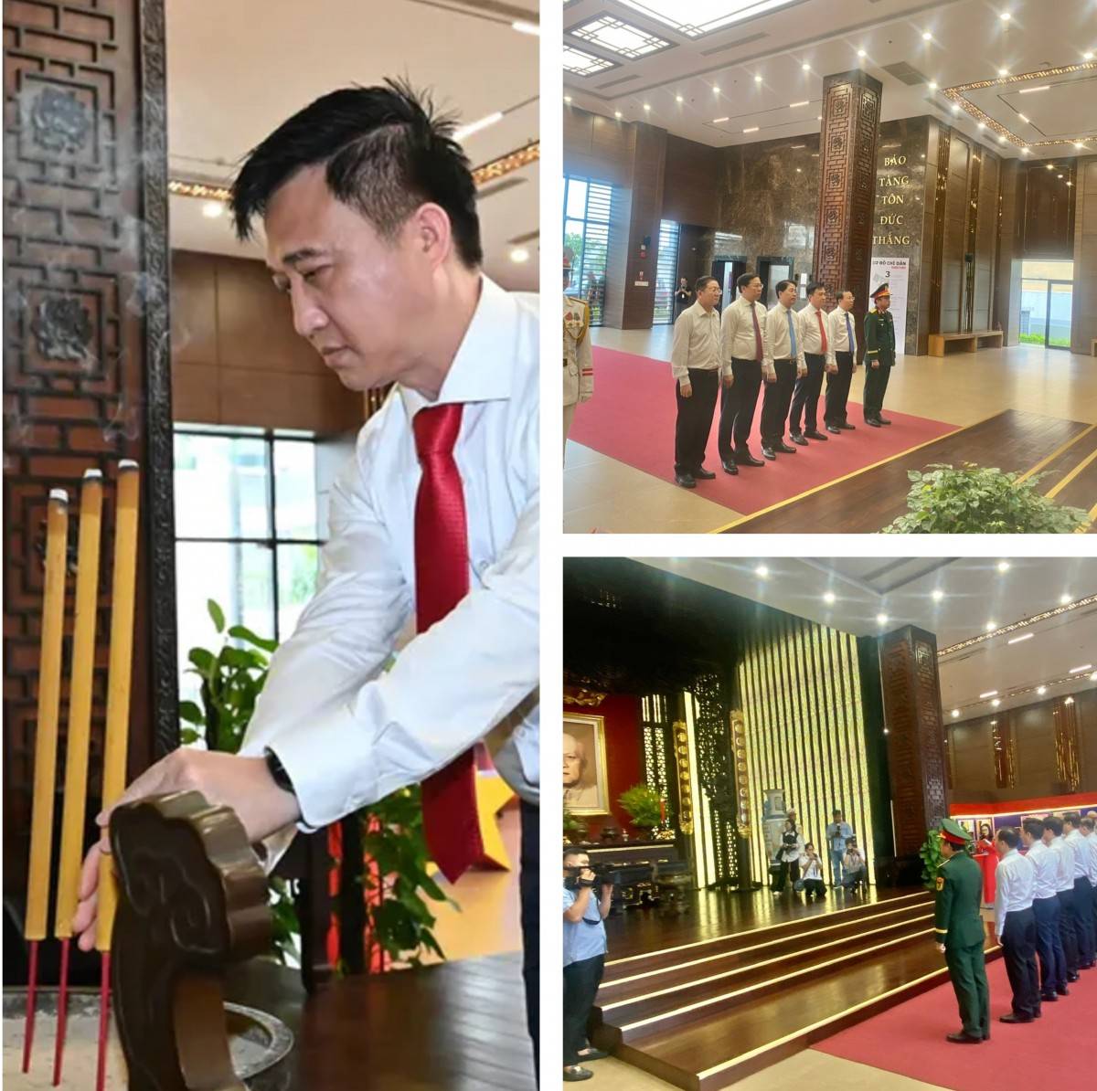 Đoàn đại biểu TP. Hồ Chí Minh dâng hương các Anh hùng liệt sĩ, Bảo tàng Hồ Chí Minh trước thềm Đại hội Đảng