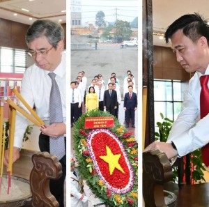 Đoàn đại biểu TP. Hồ Chí Minh dâng hương các Anh hùng liệt sĩ, Bảo tàng Hồ Chí Minh trước thềm Đại hội Đảng