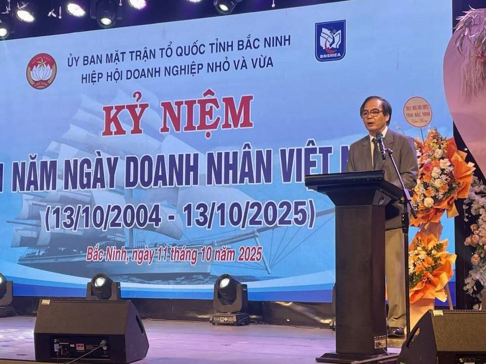 Hiệp hội Doanh nghiệp nhỏ và vừa Bắc Ninh kỷ niệm 21 năm Ngày Doanh nhân Việt Nam