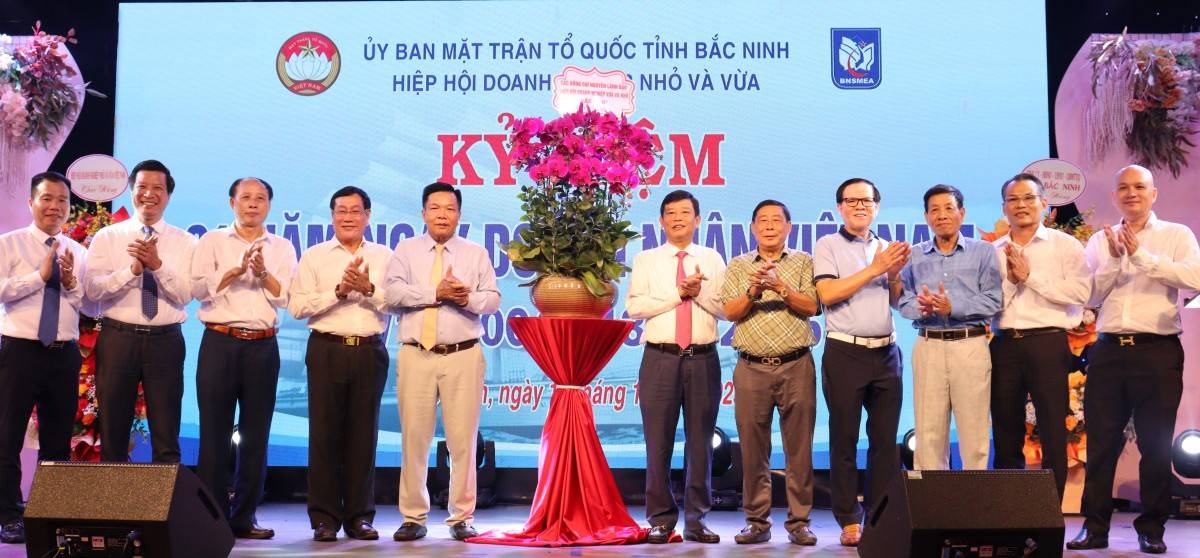 Hiệp hội Doanh nghiệp nhỏ và vừa Bắc Ninh kỷ niệm 21 năm Ngày Doanh nhân Việt Nam