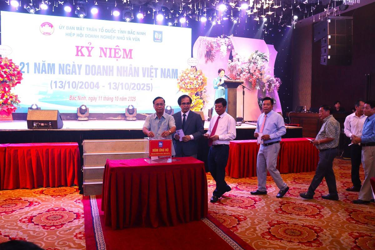 Hiệp hội Doanh nghiệp nhỏ và vừa Bắc Ninh kỷ niệm 21 năm Ngày Doanh nhân Việt Nam