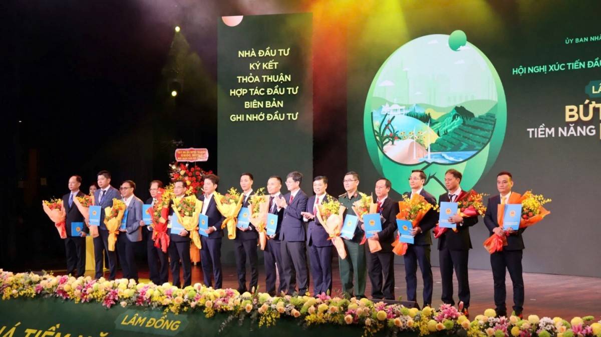 Hội nghị Xúc tiến Đầu tư tỉnh Lâm Đồng: Trao 358 dự án đầu tư cho giai đoạn 2026-2030