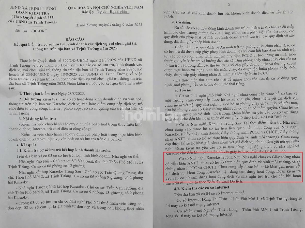 Lào Cai: Vụ hành hung khách hàng phơi bày loạt vấn đề tại cơ sở karaoke Trường Nhũ