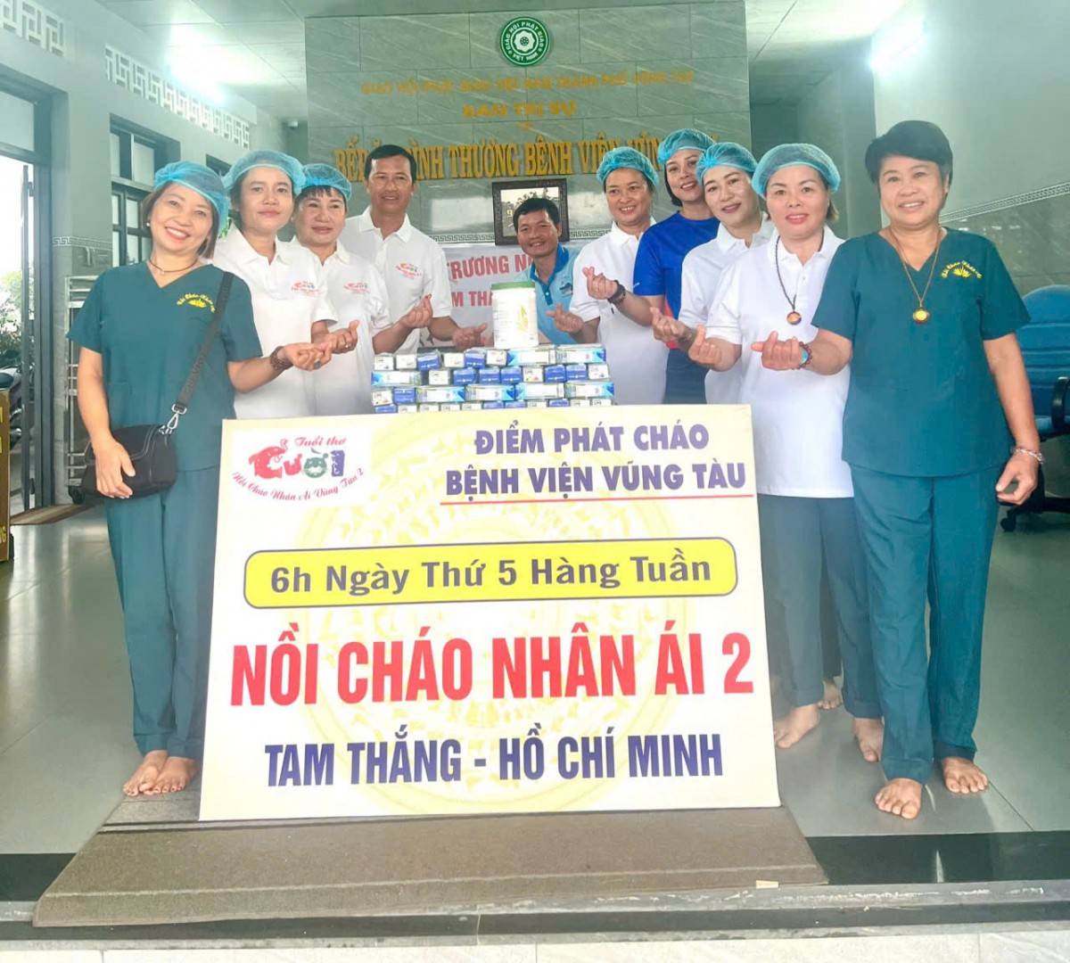 Những người sáng lập ra“Nồi cháo nhân ái 2 Tam Thắng” 