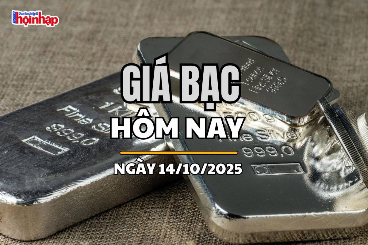 Giá bạc hôm nay 14/10/2025: Giá bạc trong nước neo cao, thế giới vượt mốc 50 USD/ounce