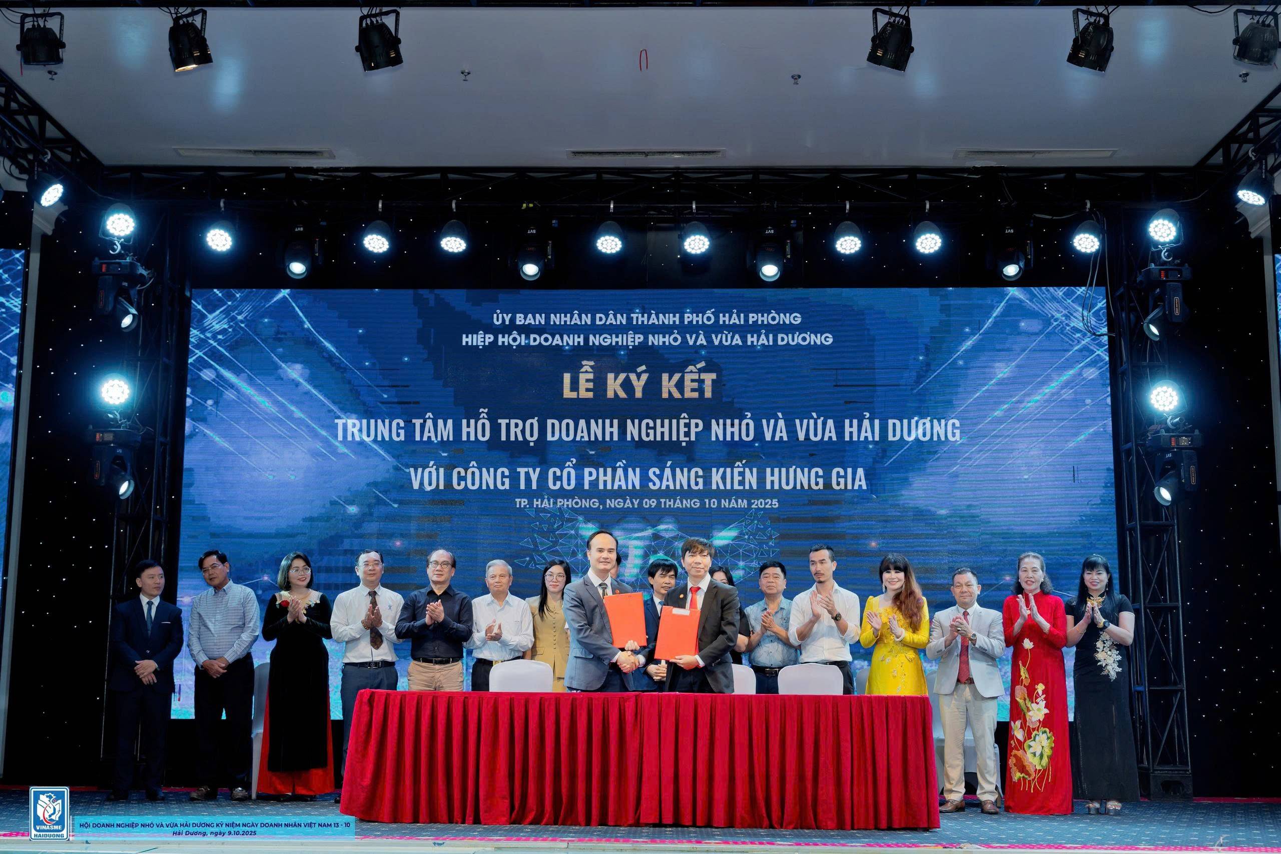 Sáng Kiến Hưng Gia bắt tay hỗ trợ chuyển đổi số cho Hiệp hội Doanh nghiệp nhỏ và vừa Hải Dương