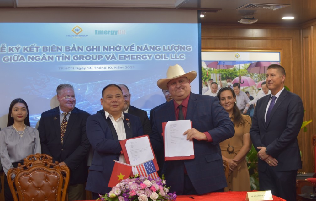 Ngân Tín Group và Emergy Oil LLC ký kết biên bản hợp tác chiến lược về cung ứng LNG