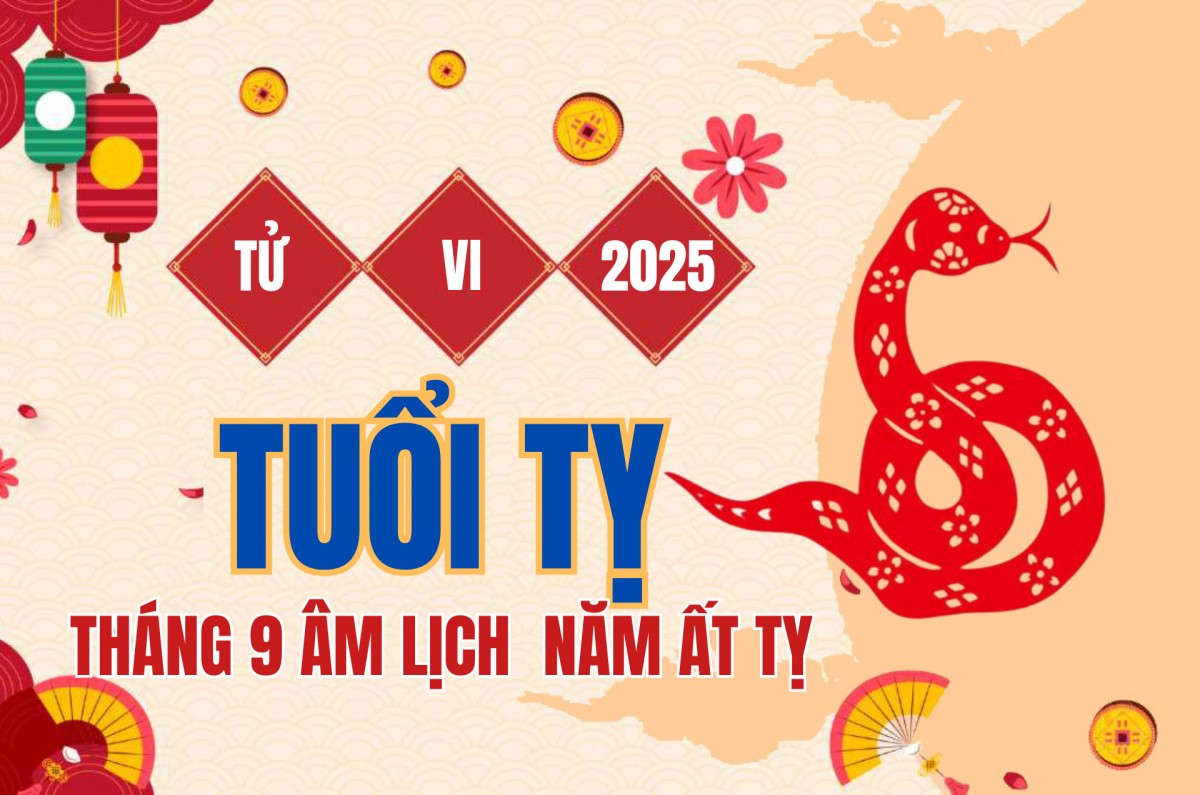 Tử vi Tuổi Tỵ tháng 9 (âm lịch) năm 2025: Vượng sự nghiệp nhờ Nguyệt Lệnh Lâm Quan chiếu sáng