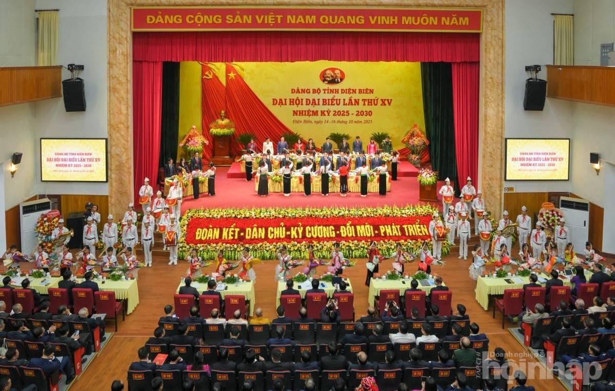 Khai mạc Đại hội Đảng bộ tỉnh Điện Biên lần thứ XV: Dấu mốc mới trên hành trình phát triển