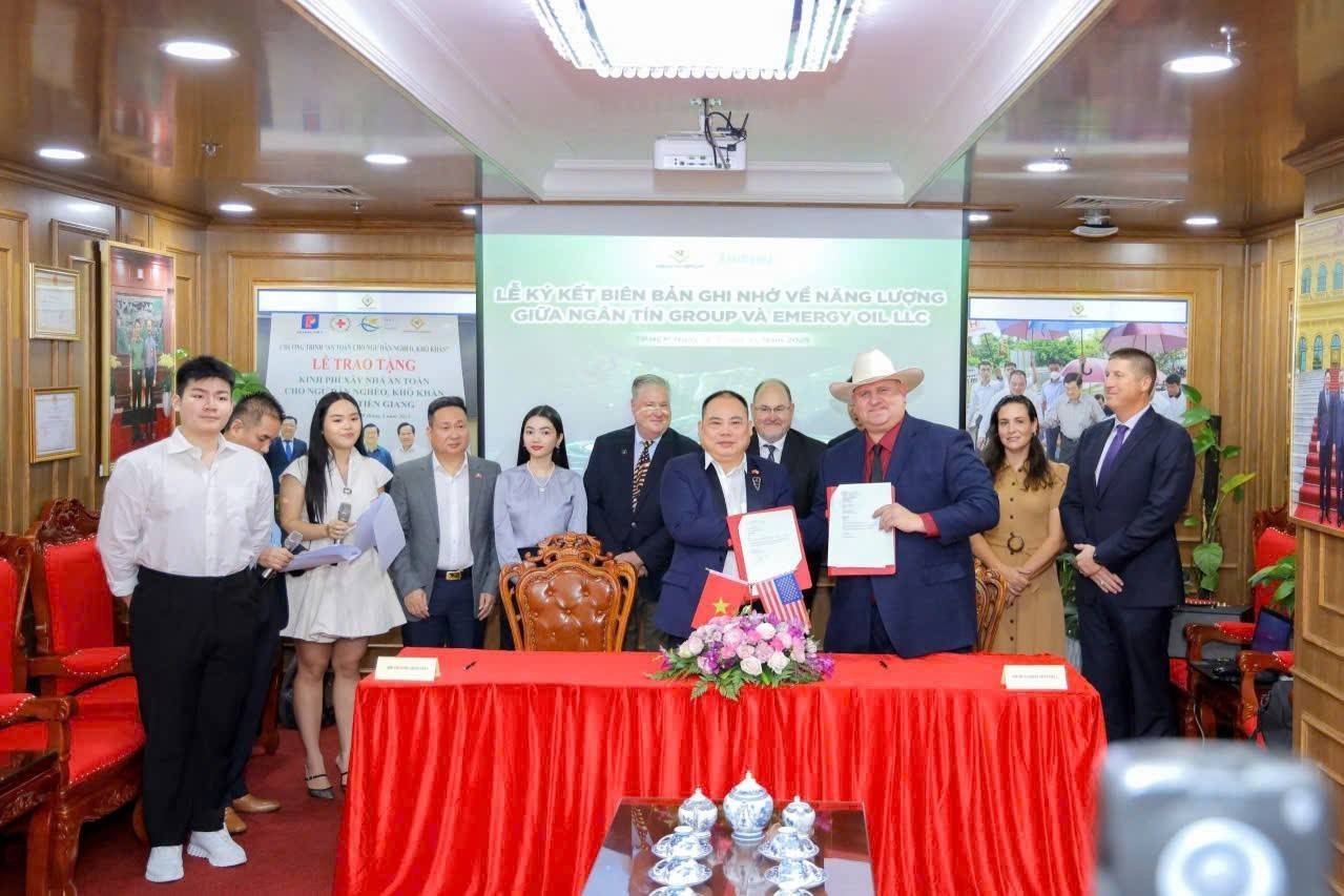 Ngân Tín Group và Emergy Oil LLC ký kết biên bản hợp tác chiến lược về cung ứng LNG