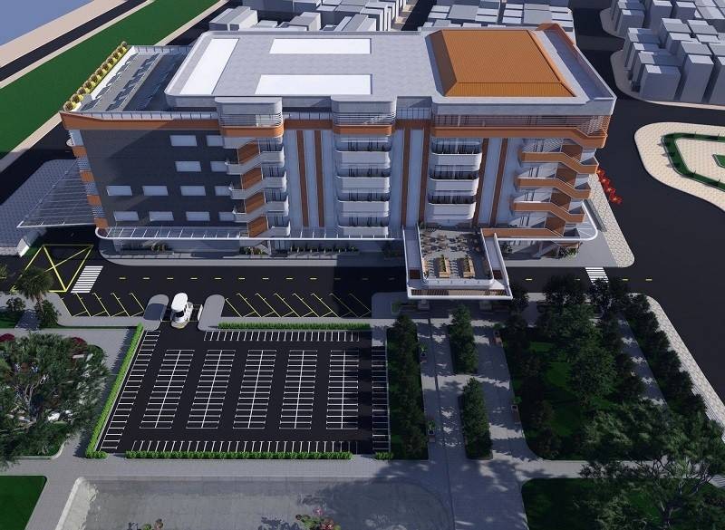 Phối cảnh tổng quan Dự án Bệnh viện đa khoa quốc tế tại phường Quảng Phú.