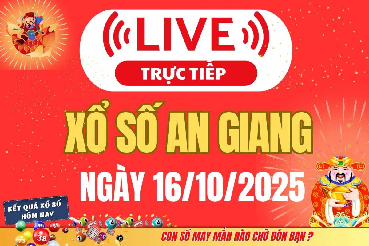 TRỰC TIẾP: Xổ số An Giang hôm nay ngày 9/10/2025 - XSAG 9/10