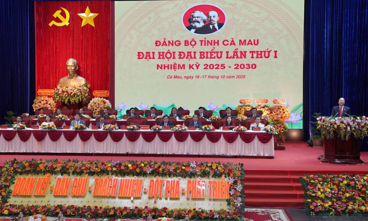 Phiên trù bị Đại hội đại biểu Đảng bộ tỉnh Cà Mau lần thứ I, nhiệm kỳ 2025 – 2030 đã chính thức khai mạc. 