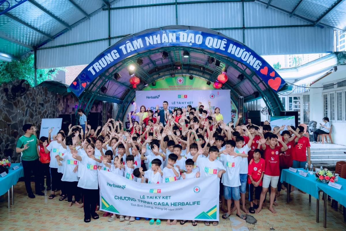 Casa Herbalife giai đoạn 2025-2026 hỗ trợ dinh dưỡng cho hơn 3.000 người có hoàn cảnh khó khăn