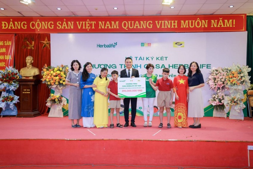 Casa Herbalife giai đoạn 2025-2026 hỗ trợ dinh dưỡng cho hơn 3.000 người có hoàn cảnh khó khăn