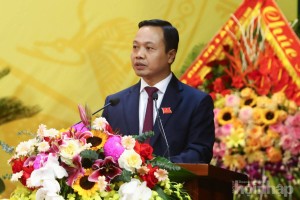 Ông Trần Tiến Dũng giữ chức Bí thư Tỉnh ủy Điện Biên tại Đại hội lần thứ XV