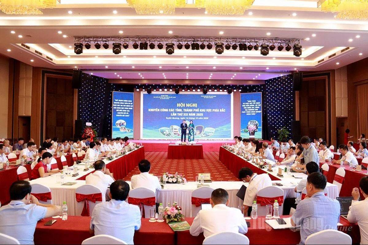 Hội nghị Khuyến công các tỉnh, thành phố khu vực phía Bắc năm 2025: Phát huy vai trò khuyến công bối cảnh mới