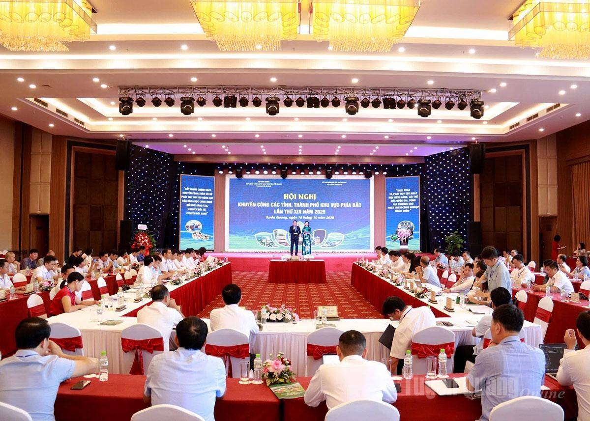 Hội nghị Khuyến công các tỉnh, thành phố khu vực phía Bắc năm 2025: Phát huy vai trò khuyến công bối cảnh mới