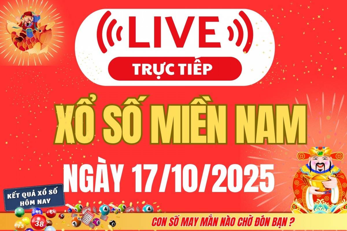 TRỰC TIẾP: Kết quả Xổ số miền Nam hôm nay 16/10/2025 - XSMN 16/10