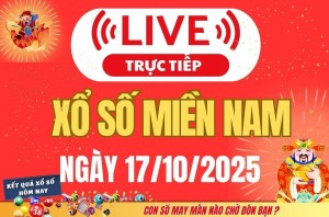 TRỰC TIẾP: Kết quả Xổ số miền Nam hôm nay 17/10/2025 - XSMN 17/10