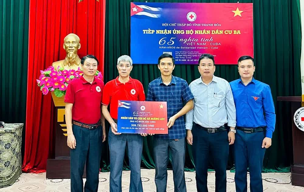 Thanh Hóa: Quyên góp hơn 19,8 tỷ đồng ủng hộ nhân dân Cu Ba