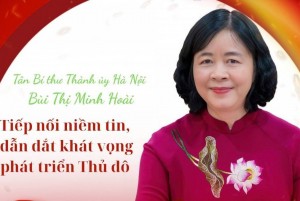 Tân Bí thư Thành ủy Hà Nội Bùi Thị Minh Hoài: Tiếp nối niềm tin, dẫn dắt khát vọng phát triển Thủ đô