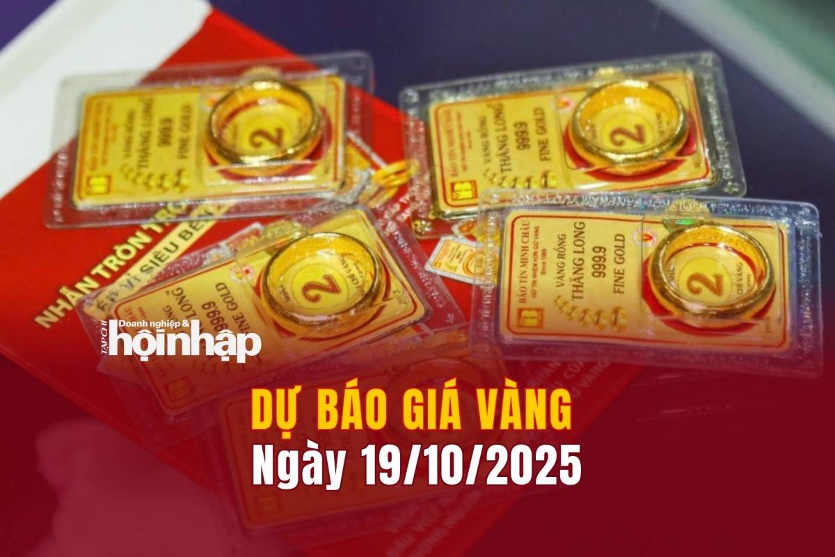 Dự báo giá vàng 19/10/2025