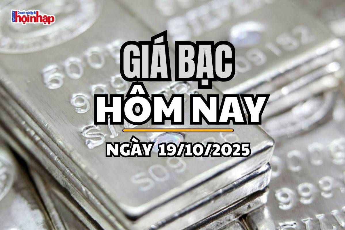 Giá bạc hôm nay 19/10/2025: Giá bạc trong nước trái chiều, thị trường quốc tế duy trì đà tăng nhẹ