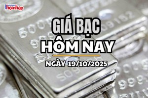 Giá bạc hôm nay 19/10/2025: Giá bạc trong nước trái chiều, thị trường quốc tế duy trì đà tăng nhẹ