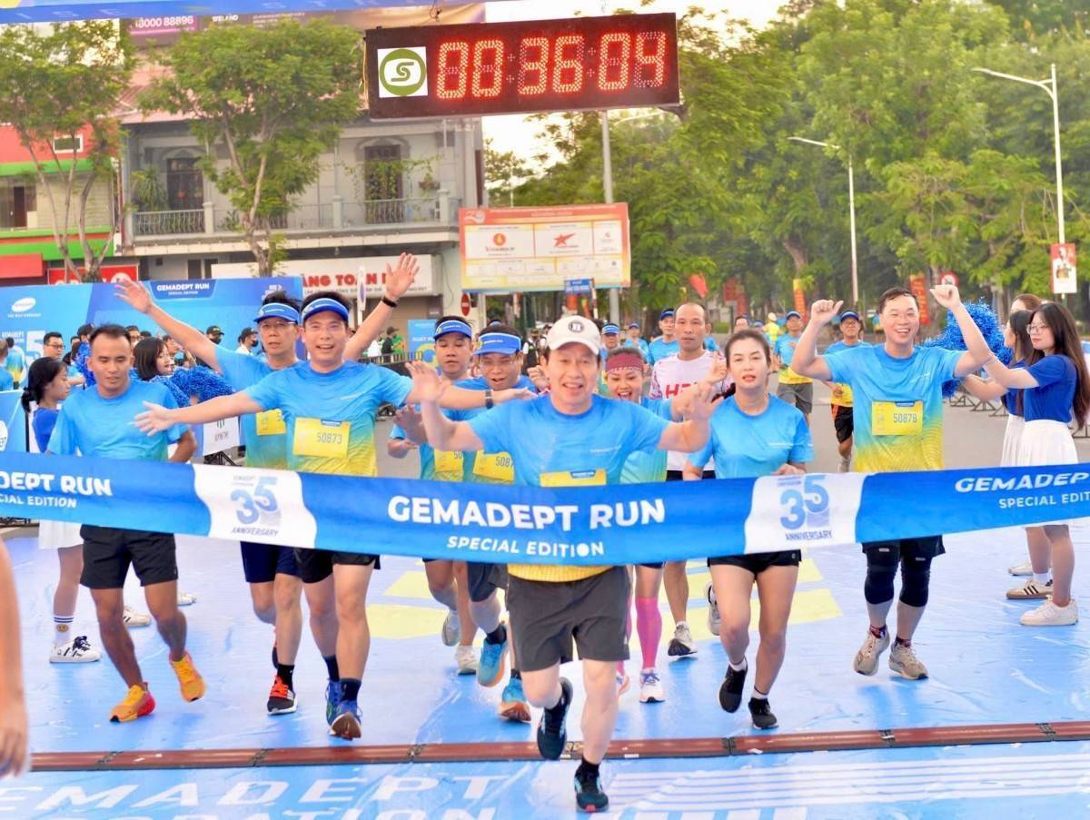 Hải Phòng sôi động cùng Gemadept Run 2025 – Bước chạy tiên phong vì tương lai