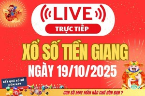 TRỰC TIẾP: Xổ số Tiền Giang hôm nay ngày 19/10/2025 - XSTG 19/10