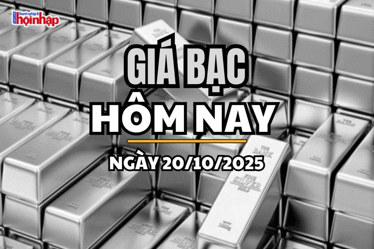 Giá bạc hôm nay 20/10/2025: Giá bạc hạ nhiệt sau chuỗi tăng nóng